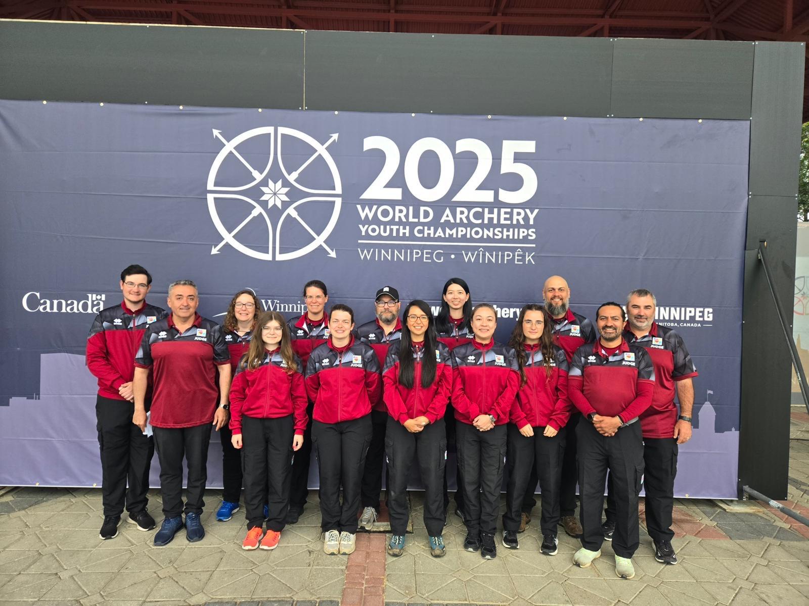 Haizea Telletxea, joven jueza internacional, participa en el World Archery Youth Championships en Winnipeg (Canadá)